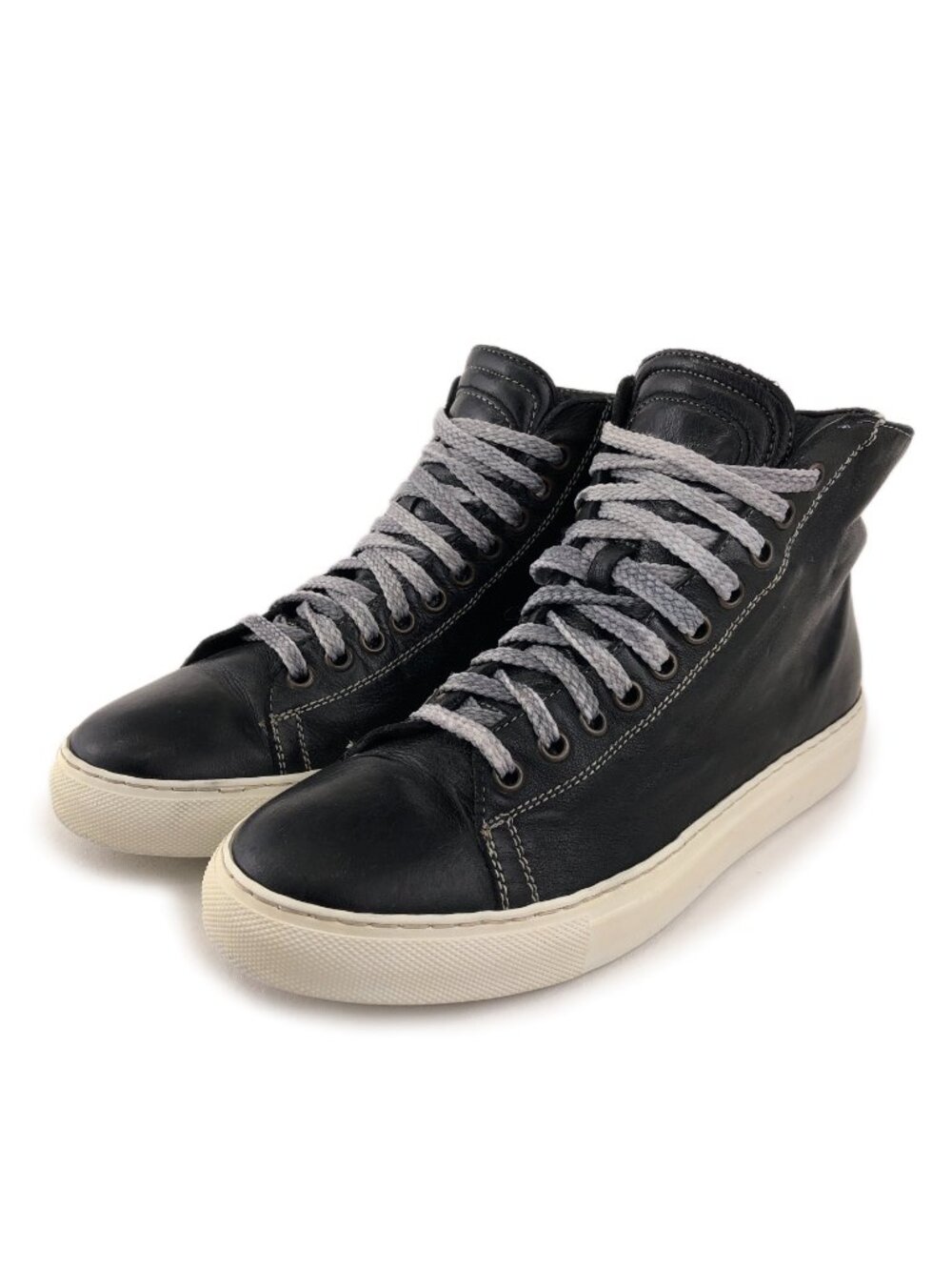 Benheart Lombardi Leather High-Top Zip Sneakers EUR 39 - Picture 3 of 12